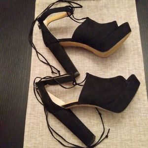 Black Platform Heels